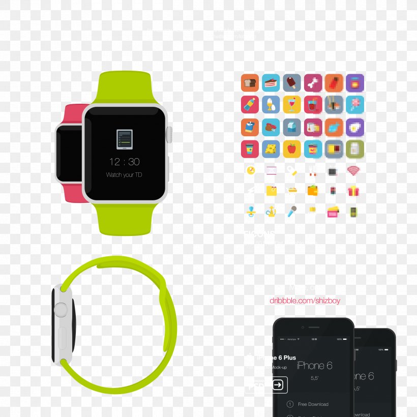 Apple Watch User Interface Icon, PNG, 2500x2500px, Iphone 6 Plus, Apple, Apple Watch, Cellular Network, Communication Download Free