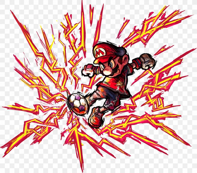 Super Mario Strikers Luigi Mario Strikers Charged Bowser, PNG, 4099x3604px, Super Mario Strikers, Art, Artwork, Birdo, Bowser Download Free