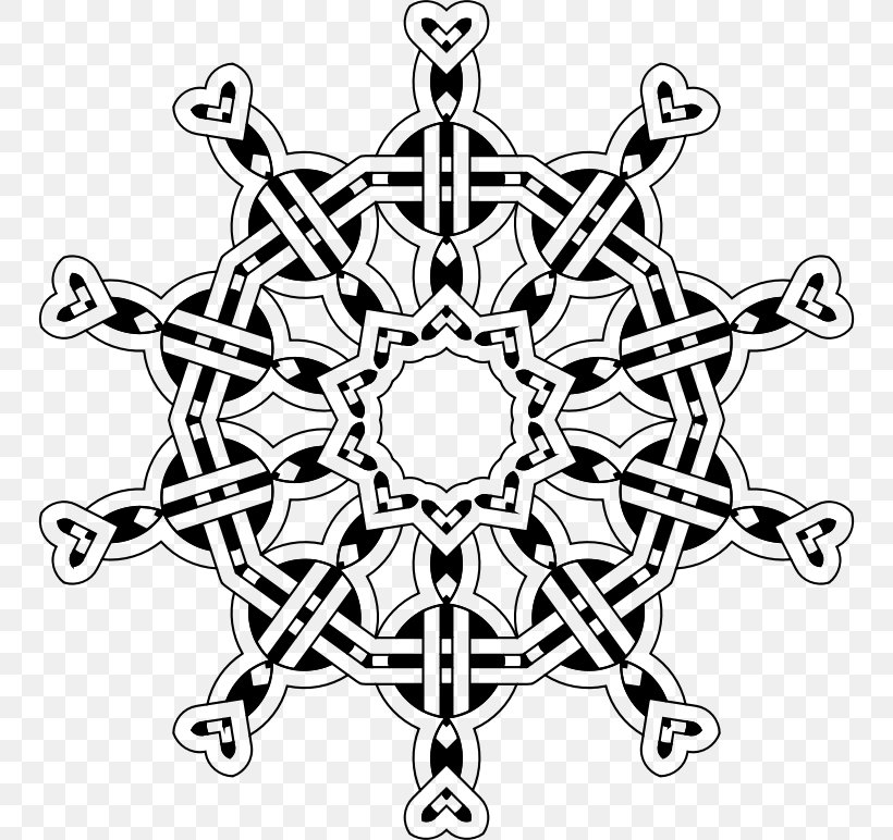 Clip Art, PNG, 750x772px, Geometry, Area, Black, Black And White, Celts Download Free