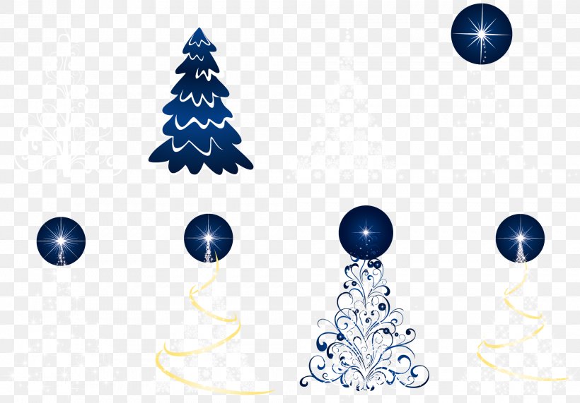 Christmas Tree Euclidean Vector, PNG, 2009x1399px, Christmas Tree, Blue, Body Jewelry, Christmas, Christmas Decoration Download Free