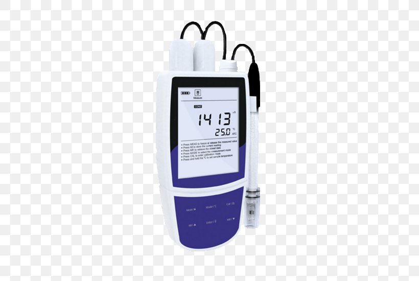 Electrical Conductivity Meter PH Meter TDS Meter Reduction Potential, PNG, 550x550px, Electrical Conductivity Meter, Accuracy And Precision, Bromide, Calibration, Conductivity Download Free