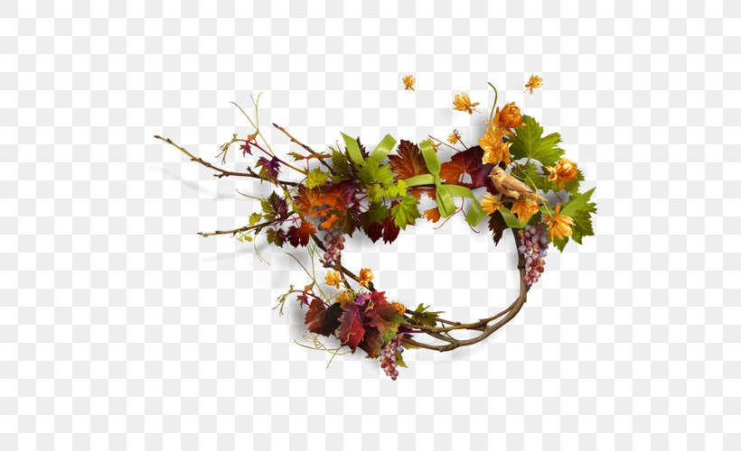 Picture Frame Clip Art, PNG, 600x500px, Picture Frame, Autumn, Branch, Craft, Flora Download Free
