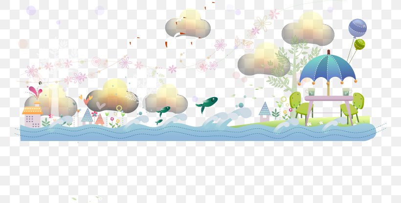 Cartoon Spring Illustration, PNG, 762x416px, Cartoon, Animation, Balloon, Comics, Painting Download Free