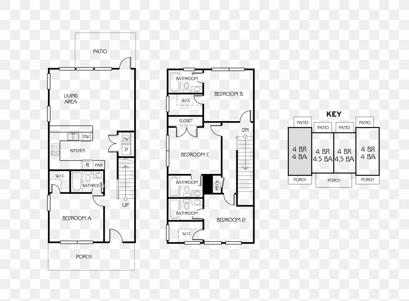 Floor Plan The Retreat At Gainesville House Apartment Housing, PNG, 2550x1879px, Floor Plan, Apartment, Area, Bed, Bedroom Download Free