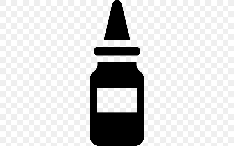 Nasal Spray Medicine Clip Art, PNG, 512x512px, Nasal Spray, Black, Bottle, Drinkware, Glass Bottle Download Free