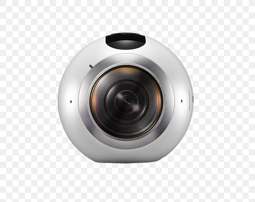 Samsung Gear 360 Samsung Gear VR Immersive Video Camera, PNG, 650x650px, Samsung Gear 360, Action Camera, Camcorder, Camera, Camera Lens Download Free