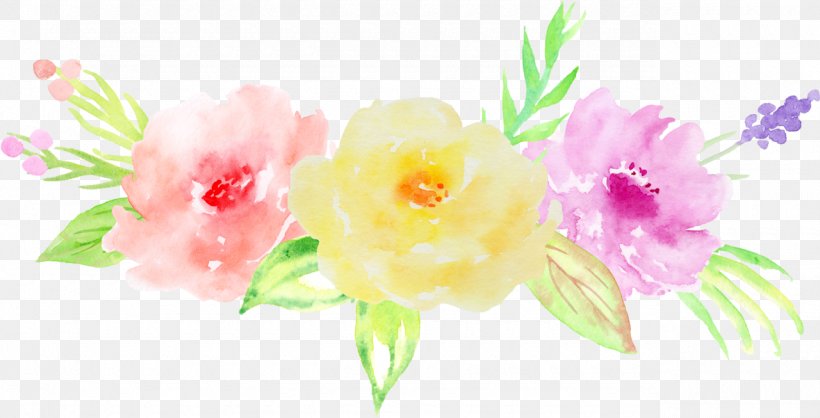 Watercolor Painting Flower Floral Design Clip Art, PNG, 1280x653px, Watercolor Painting, Art, Blossom, Cut Flowers, Decorative Arts Download Free