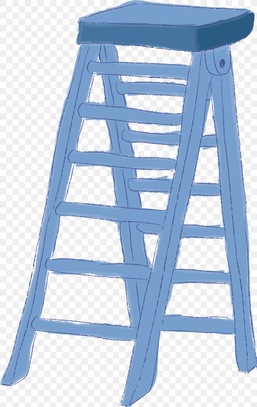 Ladder Download, PNG, 1135x1793px, Ladder, Blue, Cartoon, Chair, Furniture Download Free