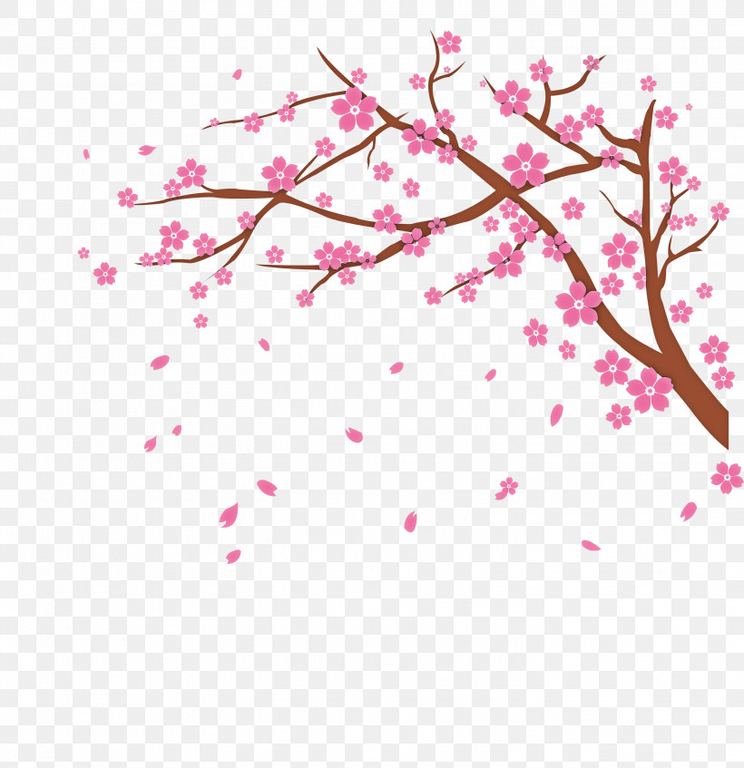 Cherry Blossom, PNG, 2903x3000px, Cherry Blossom, Cartoon, Drawing, National Cherry Blossom Festival, Spring Download Free
