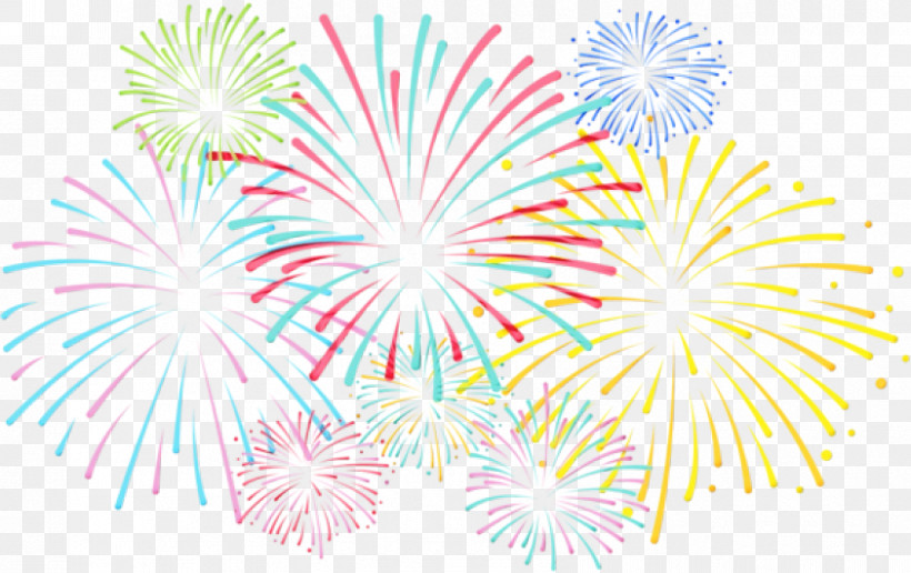 Fireworks Line Event Recreation, PNG, 843x531px, Watercolor, Event, Fireworks, Line, Paint Download Free