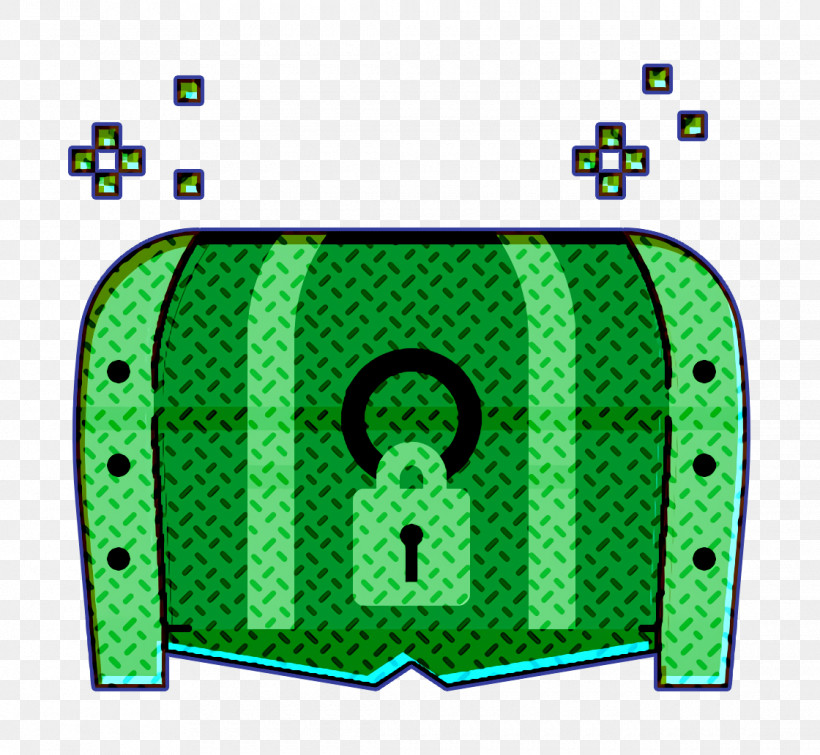Game Elements Icon Treasure Chest Icon, PNG, 1120x1032px, Game Elements Icon, Green, Jersey, Line, Sportswear Download Free