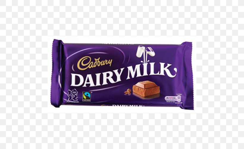 Chocolate Bar Cadbury Dairy Milk Brand Flavor, PNG, 500x500px, Chocolate Bar, Brand, Cadbury, Cadbury Dairy Milk, Confectionery Download Free