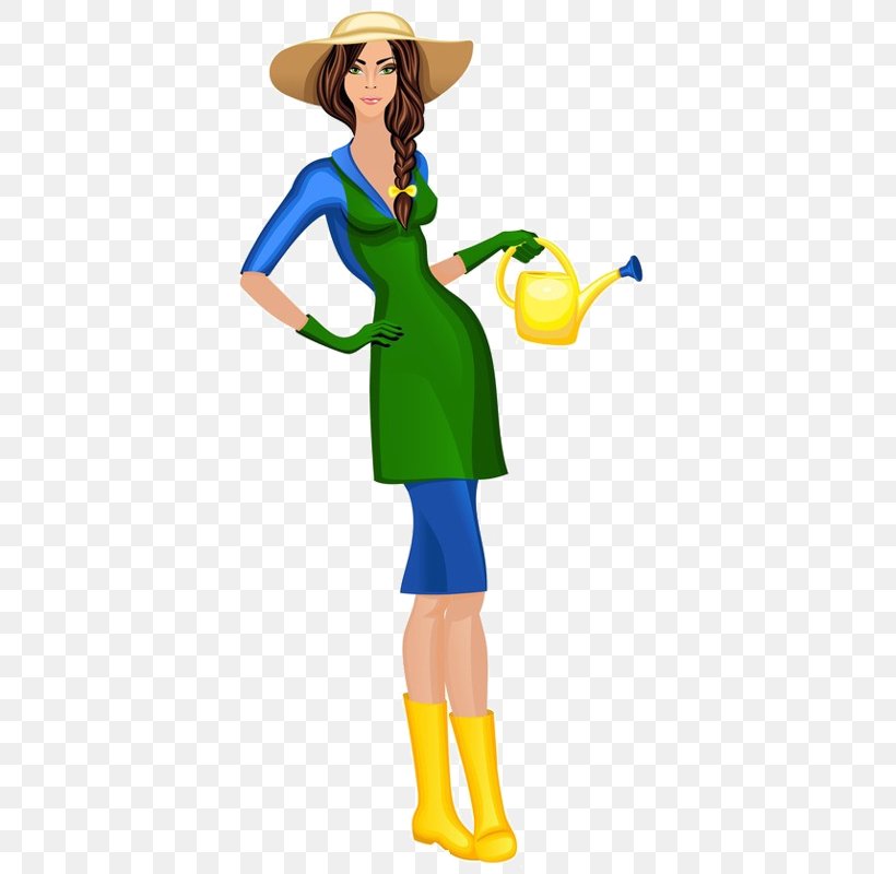 Gardener Woman Clip Art, PNG, 430x800px, Garden, Cartoon, Clothing, Costume, Fictional Character Download Free