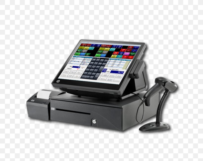 Point Of Sale Retail Sales System Cash Register, PNG, 670x651px, Point Of Sale, Barcode, Barcode Scanners, Barcode System, Cash Register Download Free