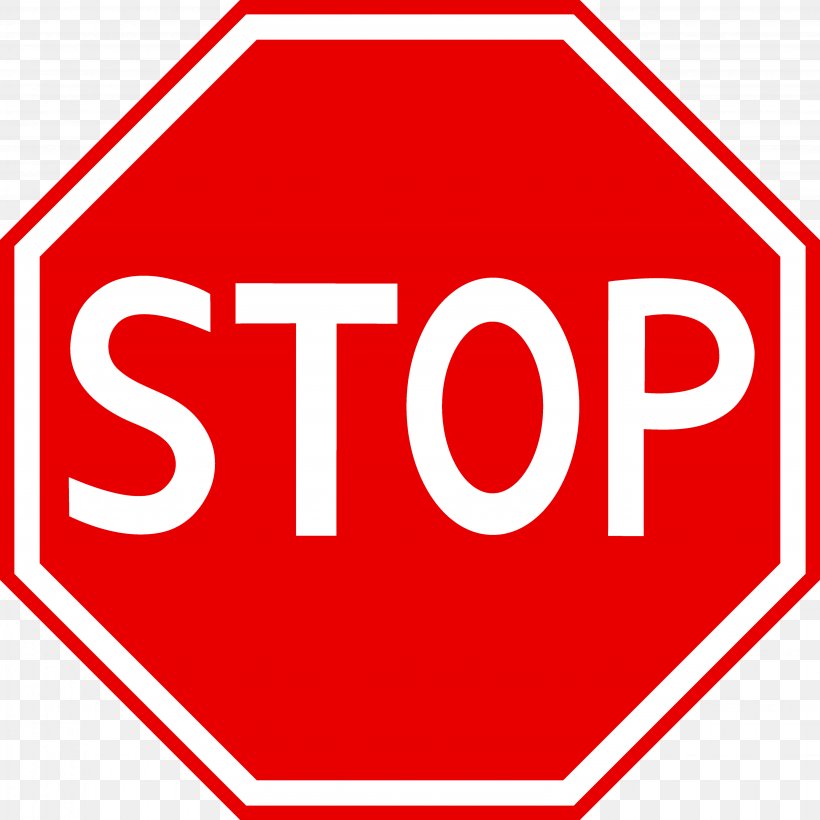 Stop Sign Traffic Sign Clip Art, PNG, 4494x4494px, Stop Sign, Area, Brand, Logo, Number Download Free