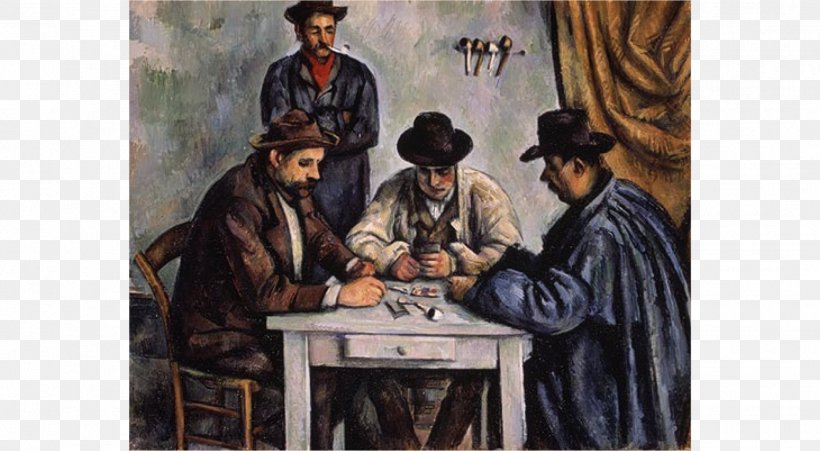 The Card Players Painting Work Of Art Museum, PNG, 1865x1026px, Painting, Art, Art Museum, Artist, Artwork Download Free