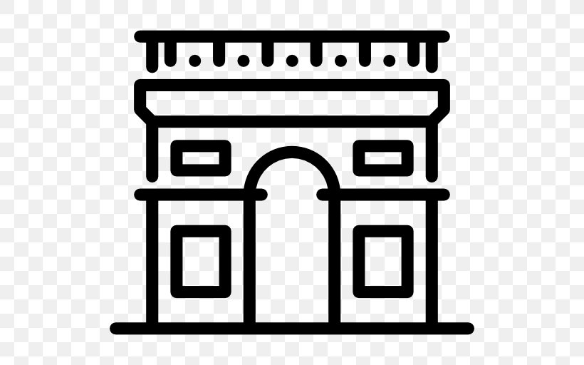 Arc De Triomphe Grand Palais Champs-Élysées Axe Historique Monument, PNG, 512x512px, Arc De Triomphe, Area, Axe Historique, Black And White, France Download Free