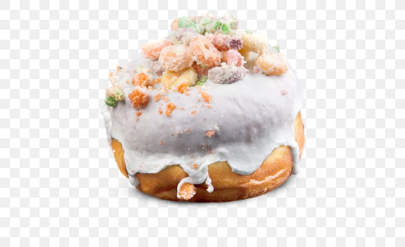 Donuts Cream Glaze Food Fruit, PNG, 500x500px, Donuts, American Food, Azza, Baked Goods, Cream Download Free