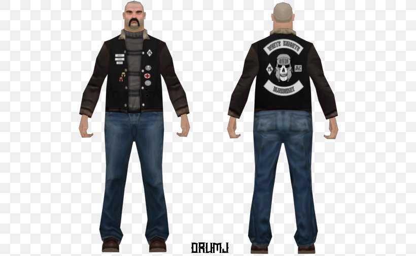 San Andreas Multiplayer Jacket Motorcycle Club Mod, PNG, 640x504px, San Andreas Multiplayer, Costume, Drum, Jacket, Jeans Download Free