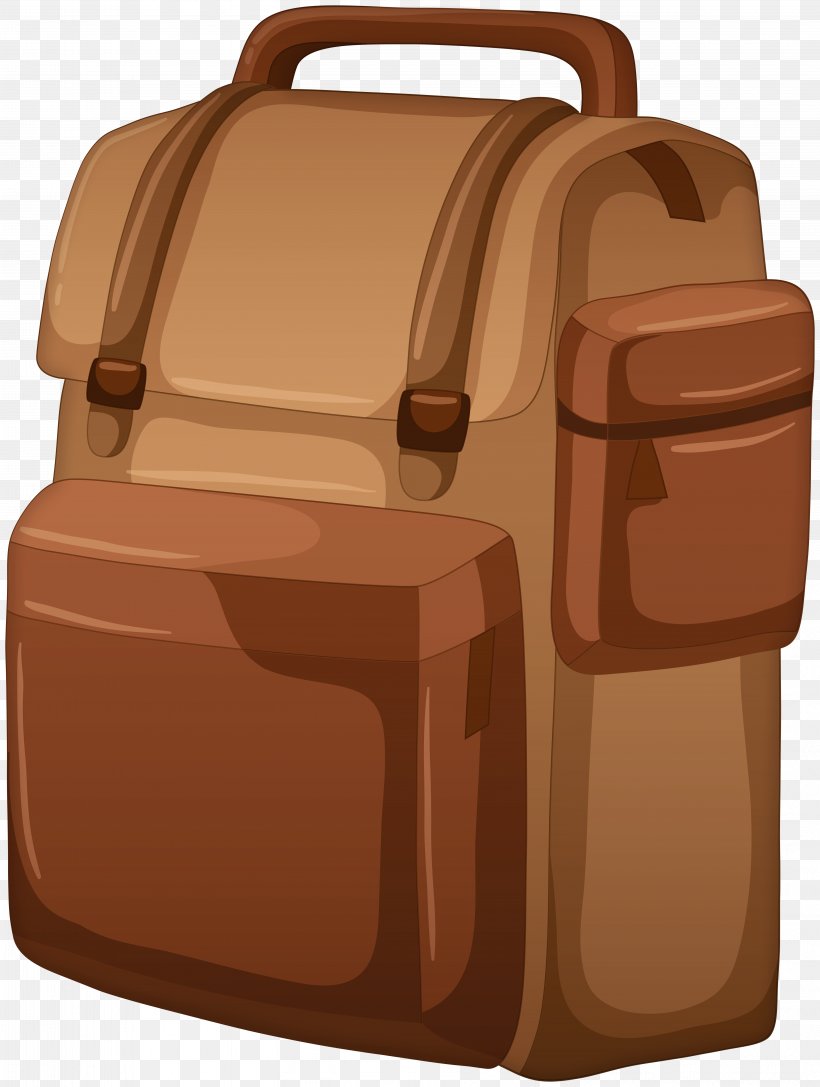 Bag Backpack Clip Art Image Illustration, PNG, 6034x8000px, Bag, Backpack, Baggage, Beige, Brown Download Free