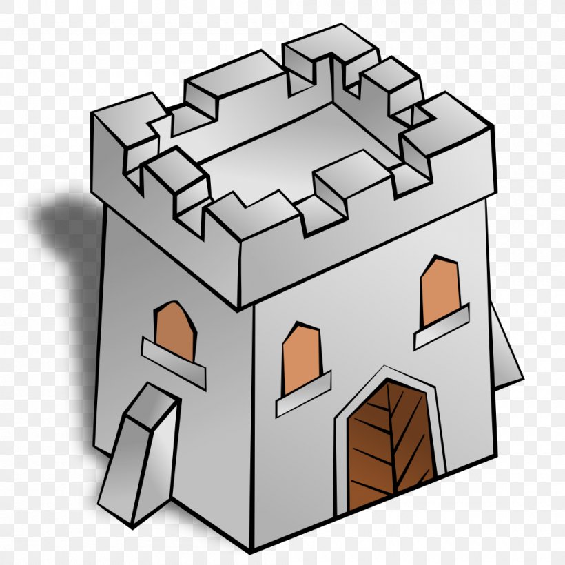 Fortification Castle Clip Art, PNG, 1000x1000px, Fortification, Cartoon, Castle, Fortified Tower, Free Content Download Free