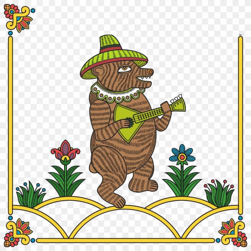 Jester Stock Photography Russian Bear Illustration, PNG, 1000x1000px, Jester, Area, Art, Cap And Bells, Carnivoran Download Free