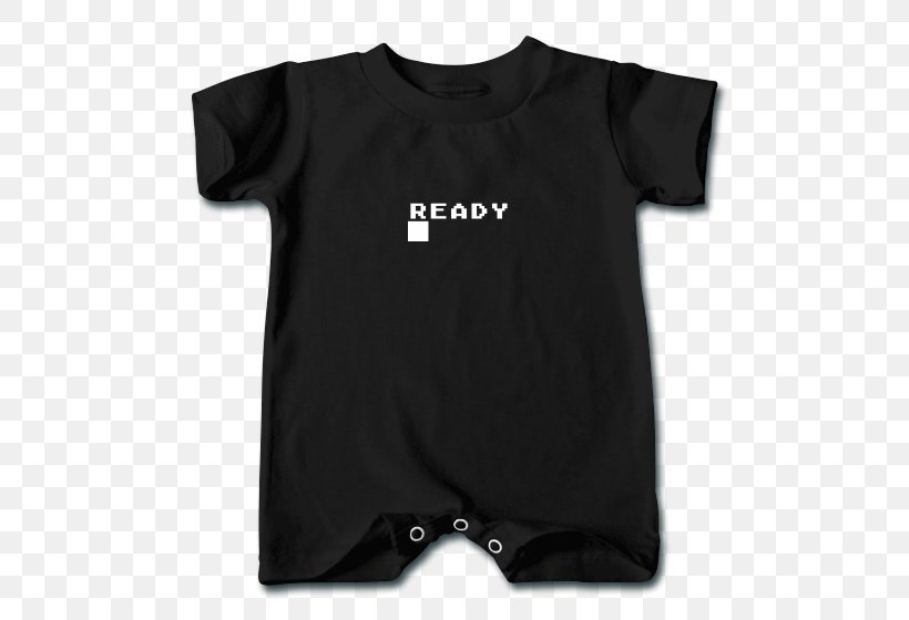 T-shirt Romper Suit Top Infant Sleeve, PNG, 560x560px, Tshirt, Active Shirt, Baby Toddler Onepieces, Black, Brand Download Free
