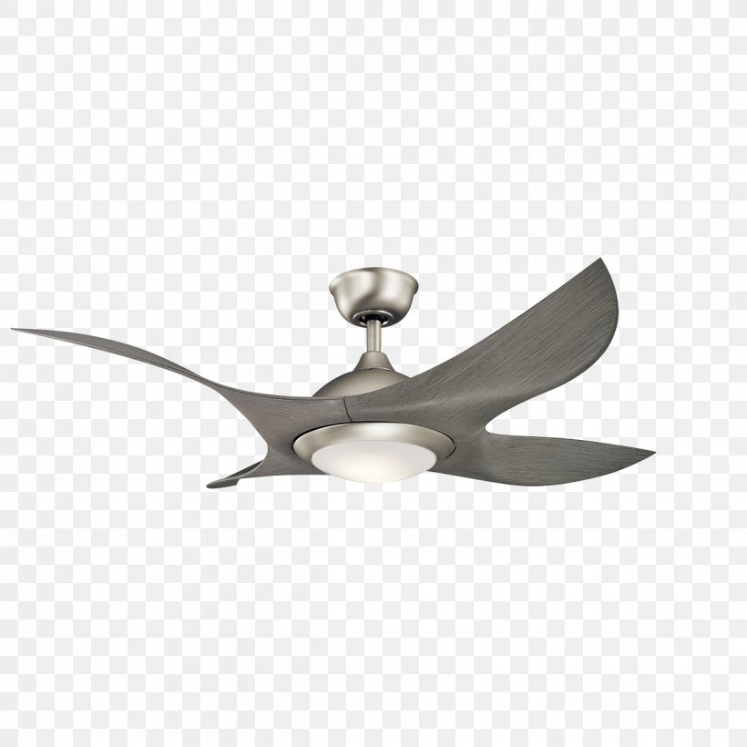 Ceiling Fans Kichler Shuriken Ceiling Fan Light 300209, PNG, 1200x1200px, Ceiling Fans, Blade, Brand, Brushed Metal, Ceiling Download Free