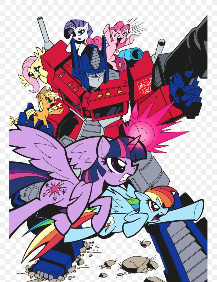Optimus Prime Twilight Sparkle Pony Transformers: Fall Of Cybertron Princess Celestia, PNG, 749x1066px, Watercolor, Cartoon, Flower, Frame, Heart Download Free