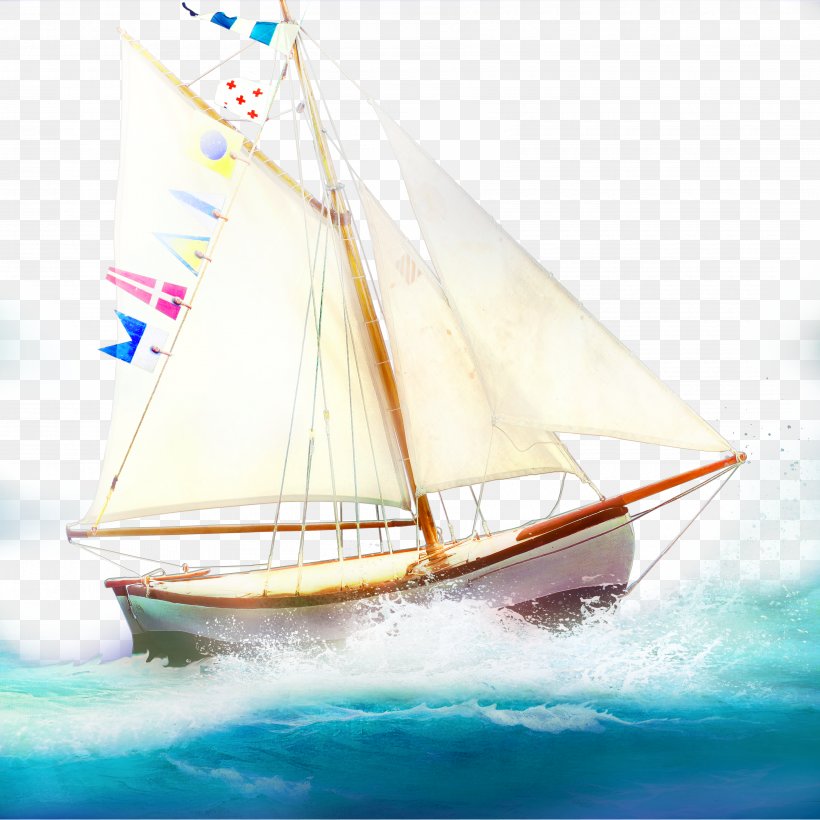 Sail Boat Brigantine Clip Art, PNG, 3600x3600px, Sail, Baltimore Clipper, Barque, Barquentine, Boat Download Free