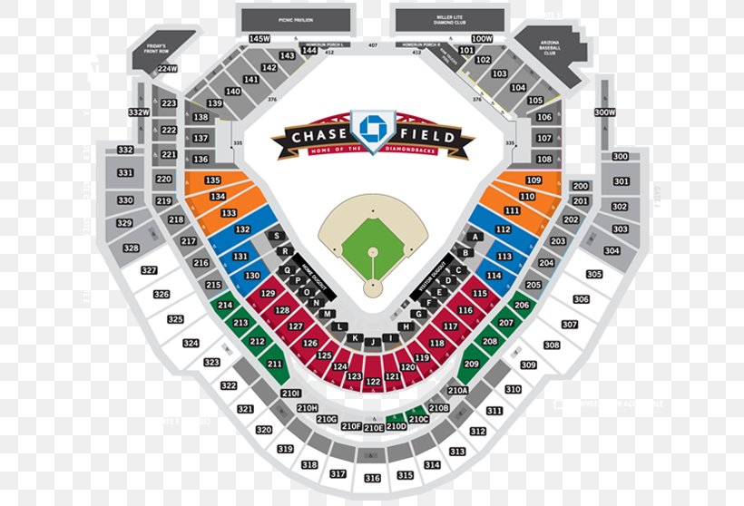 Chase Field Arizona Diamondbacks Wrigley Field Dodger Stadium Chicago Cubs, PNG, 649x558px, Chase Field, Aircraft Seat Map, Area, Arizona, Arizona Diamondbacks Download Free