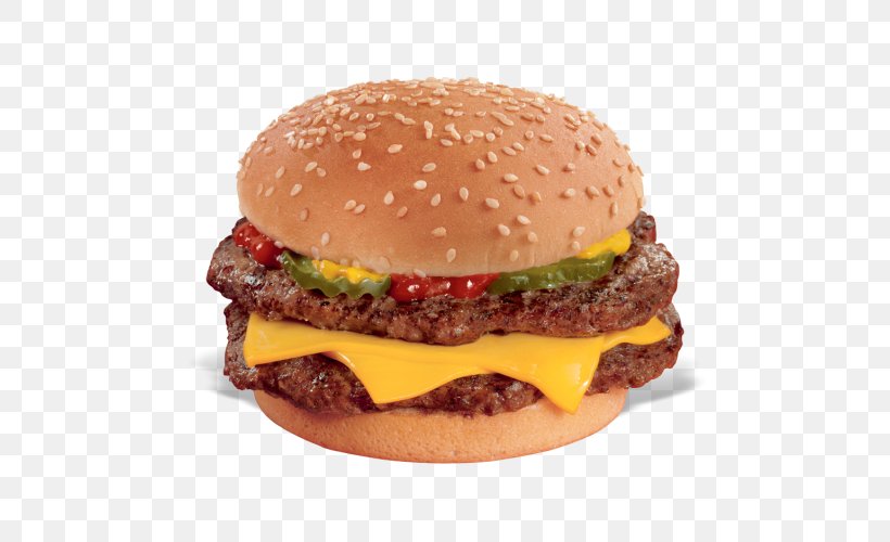 Cheeseburger Hamburger Bacon Fast Food Dairy Queen, PNG, 500x500px, Cheeseburger, American Food, Bacon, Breakfast Sandwich, Buffalo Burger Download Free