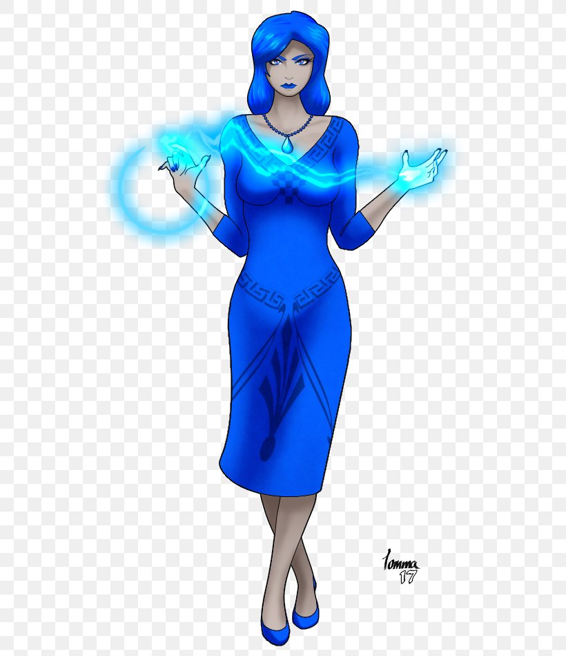 Illustration Costume Electric Blue Cartoon Character, PNG, 537x949px, Costume, Cartoon, Character, Clothing, Costume Design Download Free