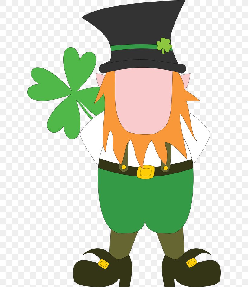 Leprechaun Saint Patricks Day Clip Art, PNG, 640x948px, Leprechaun, Artwork, Clover, Cuteness, Face Download Free