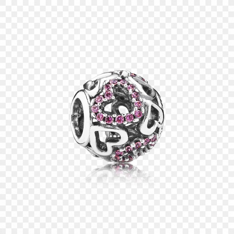 Pandora Charm Bracelet Cubic Zirconia Love Jewellery, PNG, 1000x1000px, Pandora, Bead, Body Jewelry, Bracelet, Charm Bracelet Download Free