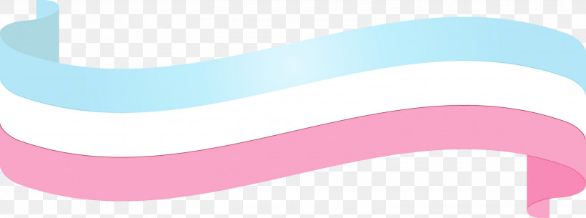 Pink Line Turquoise Material Property, PNG, 2999x1117px, Ribbon, Line, Material Property, Paint, Pink Download Free