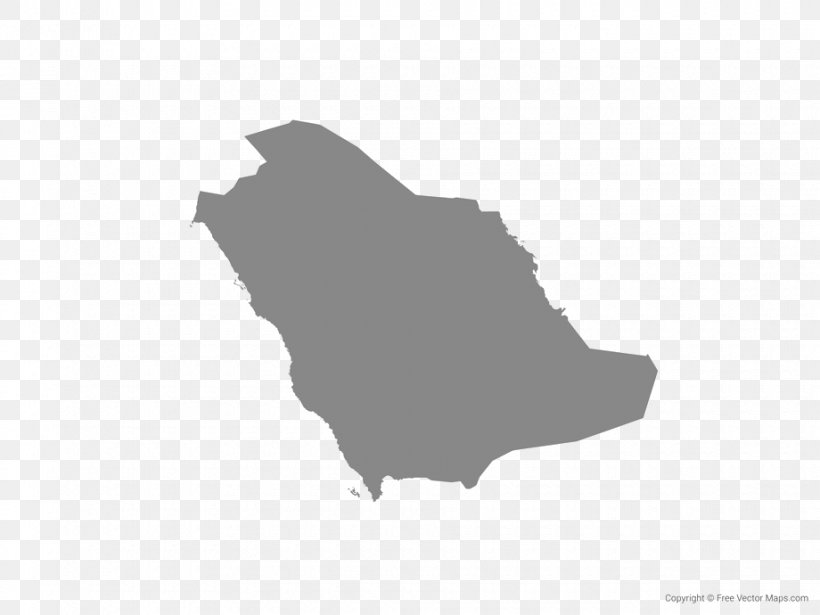 Saudi Arabia Vector Graphics World Map Royalty-free, PNG, 920x690px, Saudi Arabia, Arabian Peninsula, Black, Black And White, Blank Map Download Free