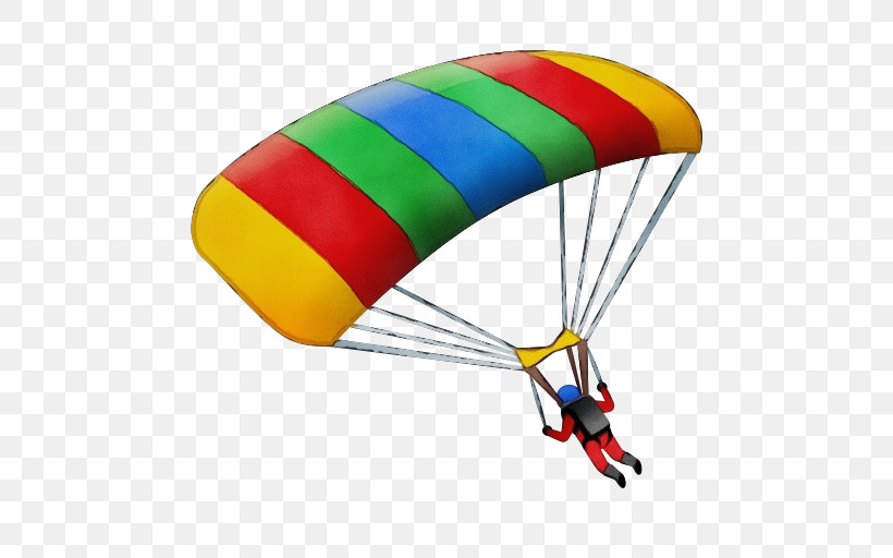 Parachuting Parachute Paratrooper Paragliding, PNG, 512x512px, Watercolor, Paint, Parachute, Parachuting, Paragliding Download Free