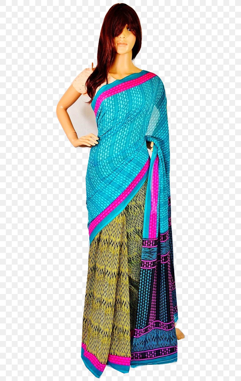 Sari Dress Pattern, PNG, 486x1296px, Sari, Aqua, Clothing, Day Dress, Dress Download Free