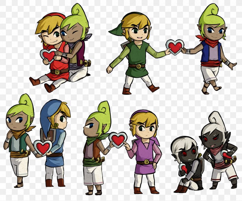 The Legend Of Zelda: Four Swords Adventures The Legend Of Zelda: A Link To The Past And Four Swords The Legend Of Zelda: The Wind Waker Zelda II: The Adventure Of Link, PNG, 1000x831px, Legend Of Zelda The Wind Waker, Action Figure, Art, Cartoon, Deviantart Download Free