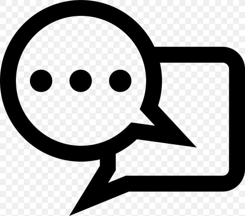 Online Chat Speech Balloon Conversation, PNG, 980x866px, Online Chat, Area, Black, Black And White, Conversation Download Free