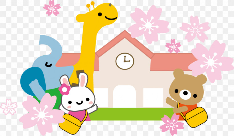 Giraffe Pink M Character Area Line, PNG, 1059x619px, Giraffe, Area, Character, Computer, Giraffids Download Free