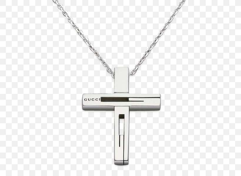 Necklace Gucci Jewellery Silver Bracelet, PNG, 600x600px, Necklace, Bracelet, Cross, Cross Necklace, Fashion Download Free