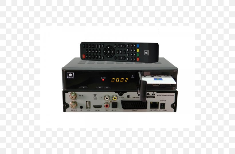 NTV Plus Satellite Television Set-top Box High-definition Television, PNG, 540x540px, Ntv Plus, Audio Receiver, Cable, Electronic Device, Electronic Instrument Download Free