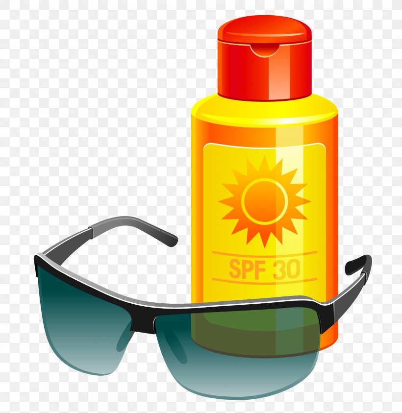 Sunscreen Lotion Sun Tanning Clip Art, PNG, 2473x2543px, Sunscreen, Beach, Bottle, Cream, Eyewear Download Free