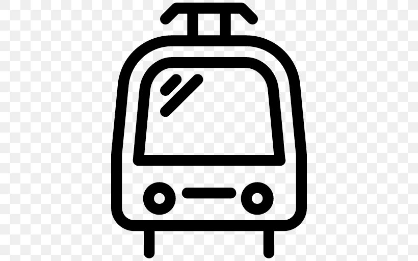 Tram Download Transport, PNG, 512x512px, Tram, Area, Black And White, Download E Upload, Sign Download Free