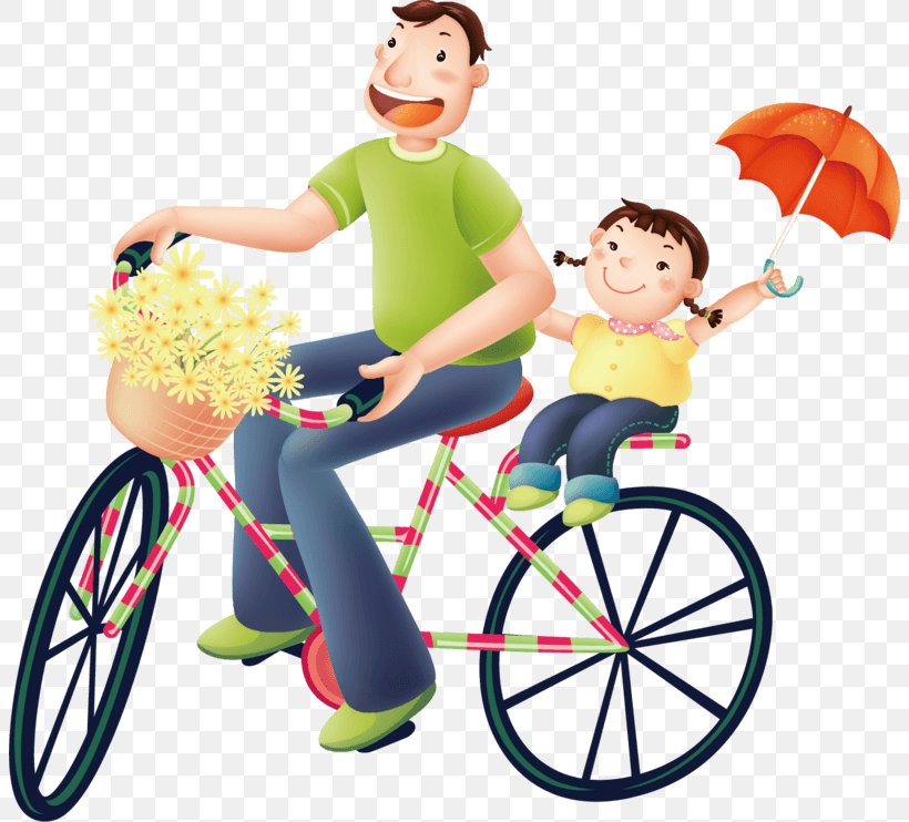 Father's Day Image Illustration Vector Graphics, PNG, 804x742px, Fathers Day, Advertising, Art, Bicycle, Bicycle Accessory Download Free