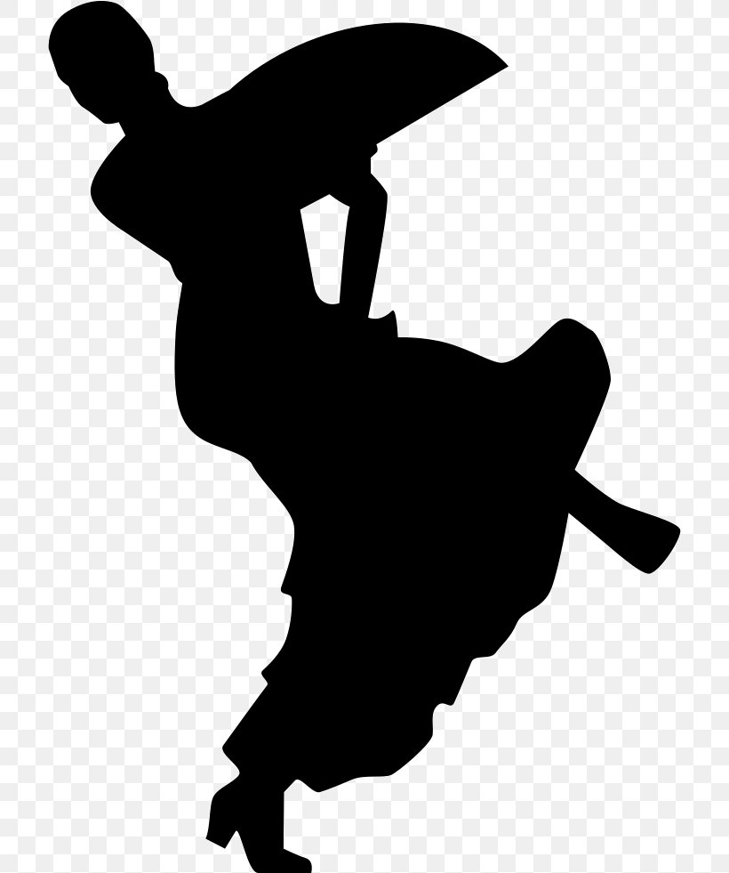 Flamenco Ballet Dancer Silhouette, PNG, 712x981px, Watercolor, Cartoon, Flower, Frame, Heart Download Free