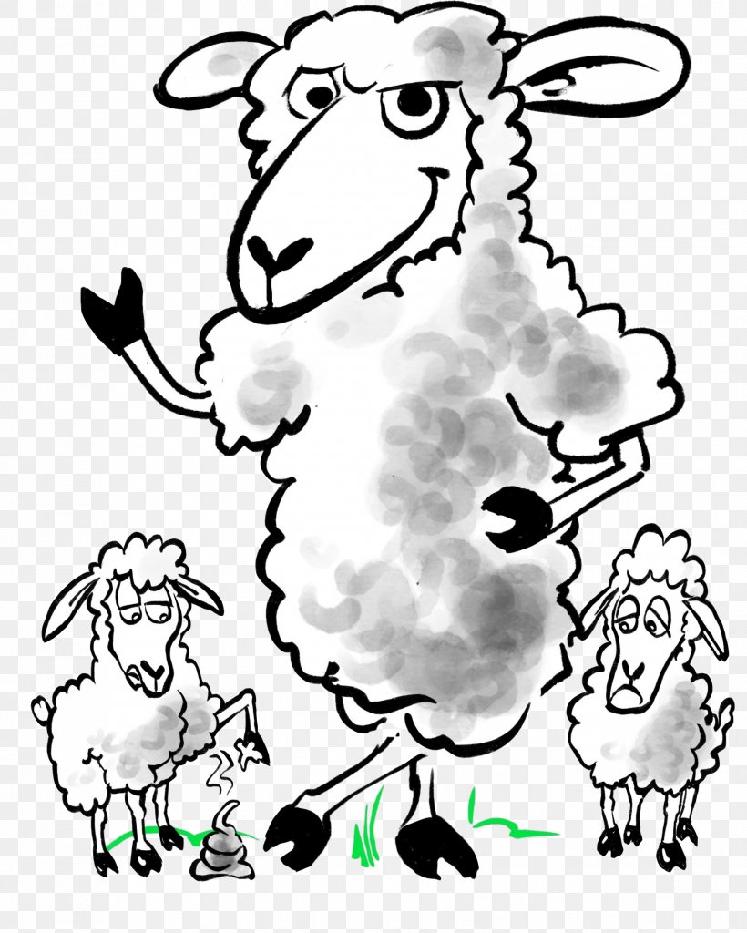 Sheep Drawing Herd Clip Art Illustration, PNG, 1832x2289px, Sheep, Animal, Animal Figure, Area, Art Download Free