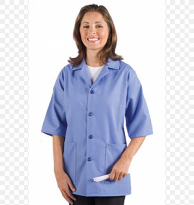 Smock-frock Lab Coats Sleeve Apron Uniform, PNG, 950x1000px, Smockfrock, Apron, Blouse, Blue, Button Download Free